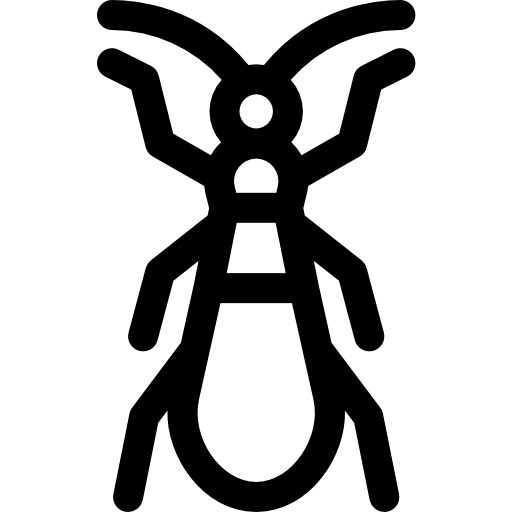 punaise Basic Rounded Lineal Icône