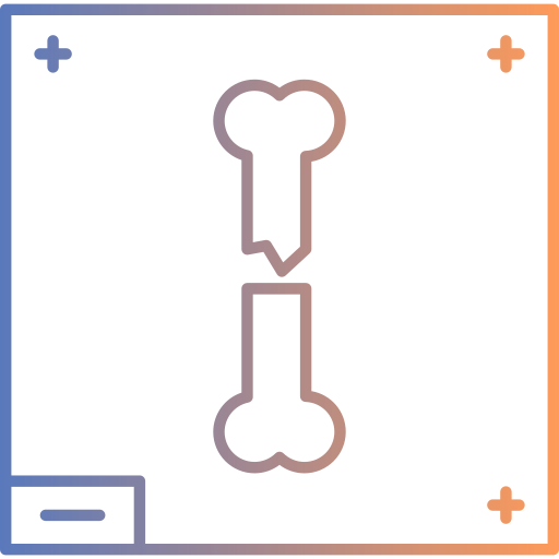 뼈 엑스레이 Generic gradient outline icon