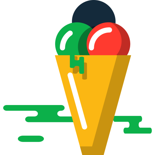 Ice cream Baianat Flat icon