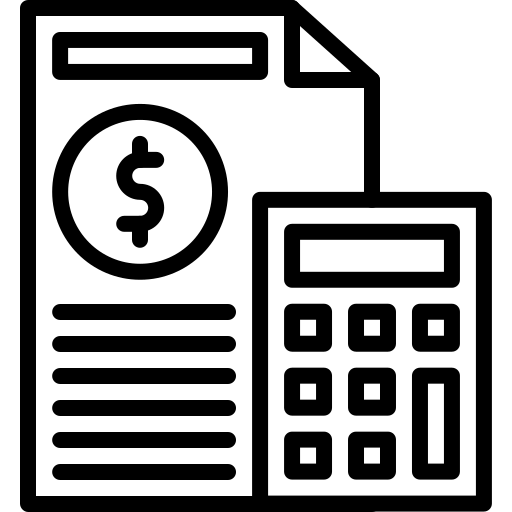 buget Generic black outline icon