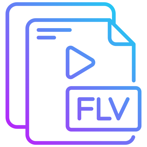 flv Generic gradient outline icona