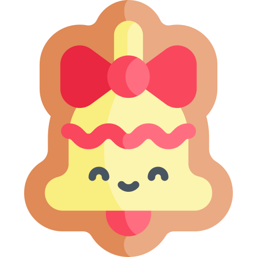 クリスマスクッキー Kawaii Flat icon