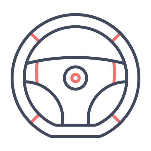 Steering wheel Generic color outline icon