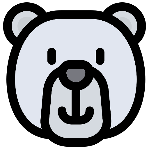 Polar bear Generic color lineal-color icon