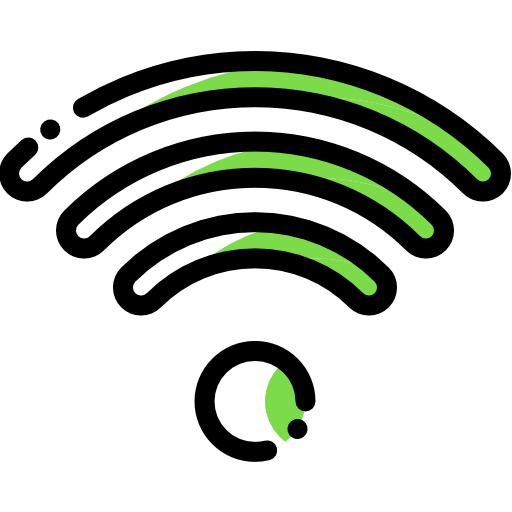 Wifi Detailed Rounded Color Omission icon