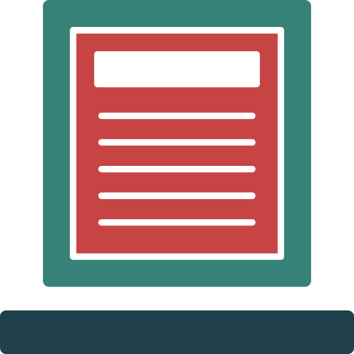 Document Generic color fill icon