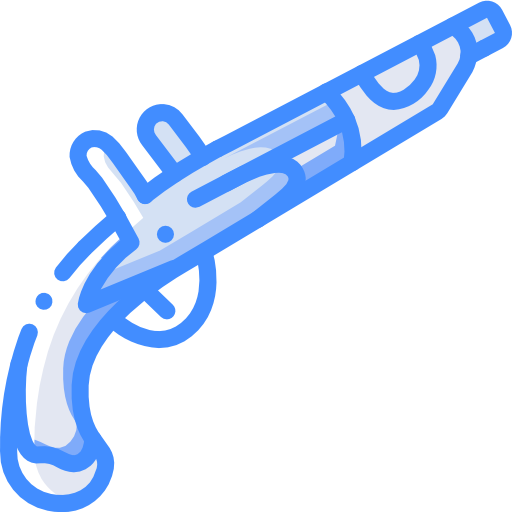 Pistol Basic Miscellany Blue icon