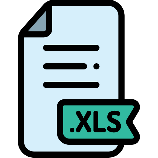 Xls Detailed Rounded Lineal color icon