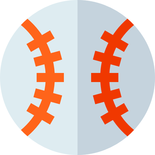 baseball Basic Straight Flat icon