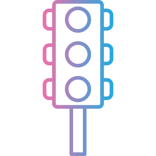 sygnalizacja świetlna Generic gradient outline ikona