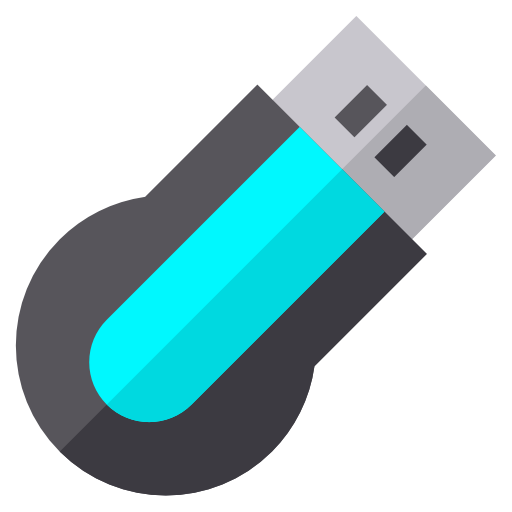 usb Basic Straight Flat icon