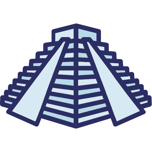 pyramide Generic color lineal-color icon