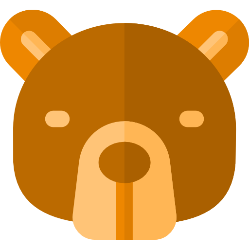 Bear Basic Rounded Flat icon