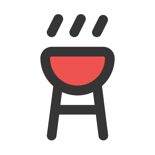 Grill Generic color lineal-color icon