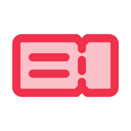 Ticket Generic color lineal-color icon