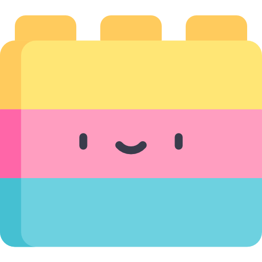 Blocks Kawaii Flat icon