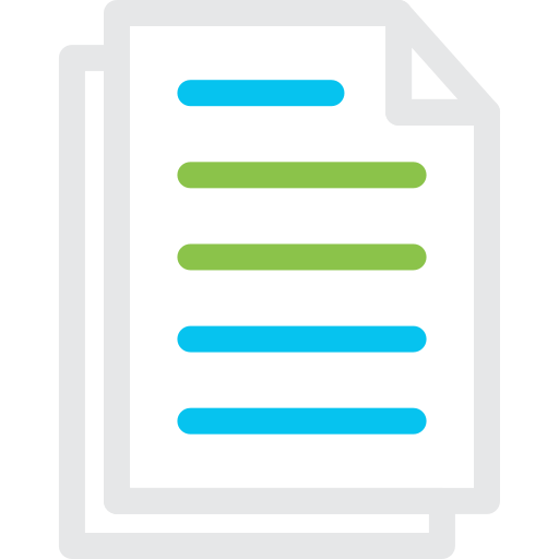 papier Generic color outline icon