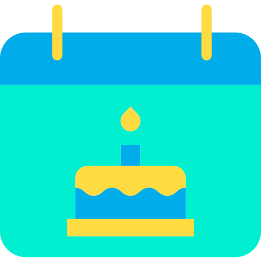 geburtstag Kiranshastry Flat icon