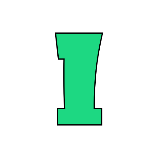 Number 1 Generic color lineal-color icon