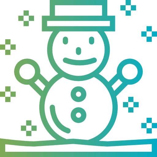 Snowman Smalllikeart Gradient icon