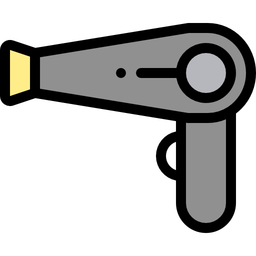 Hair dryer Detailed Rounded Lineal color icon