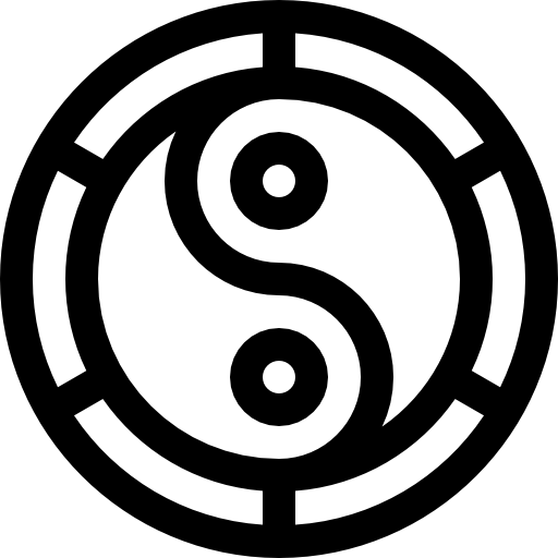 yingyang Basic Rounded Lineal icona