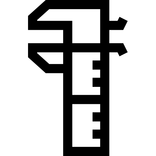 calibre Basic Straight Lineal Icône