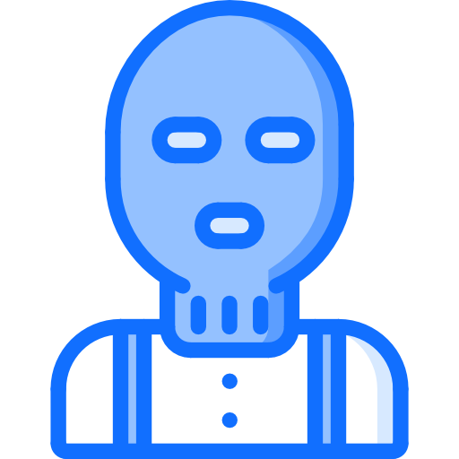 maske Coloring Blue icon