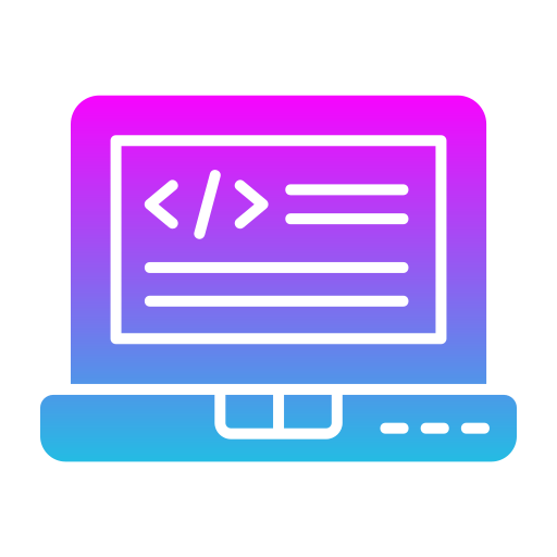 Écran d'ordinateur portable Generic gradient fill Icône