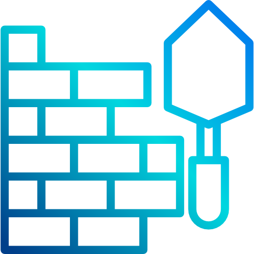 Brick wall xnimrodx Lineal Gradient icon