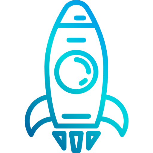 foguete xnimrodx Lineal Gradient Ícone