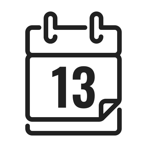 kalender Generic black outline icon