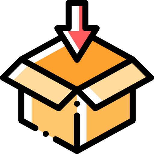 Box Detailed Rounded Color Omission icon