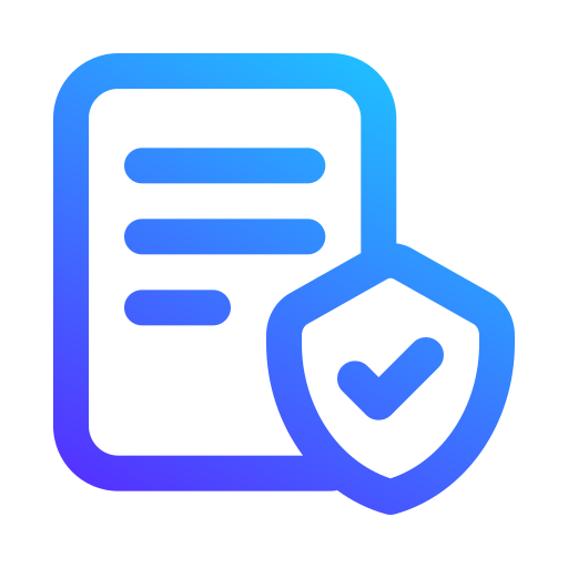 assurance Generic gradient outline Icône
