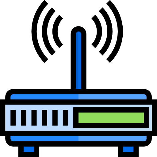 wi-fi srip Lineal Color ikona