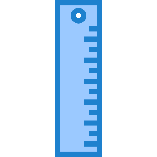 Ruler srip Blue icon