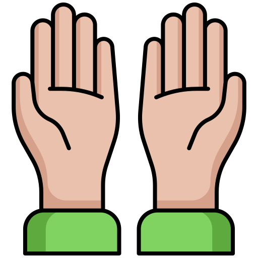 Hand Generic color lineal-color icon