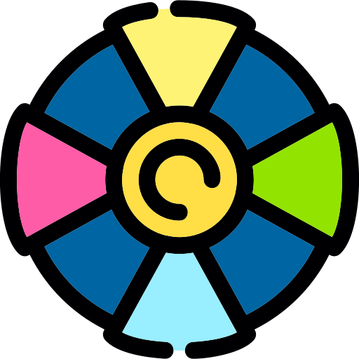 컬러 휠 Generic color lineal-color icon