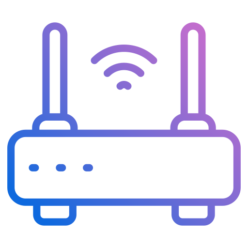 Wifi router Generic gradient outline icon