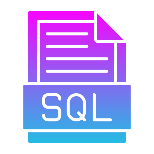 sql Generic gradient fill icon