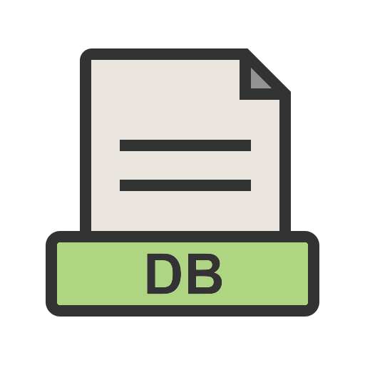 datenbank Generic color lineal-color icon