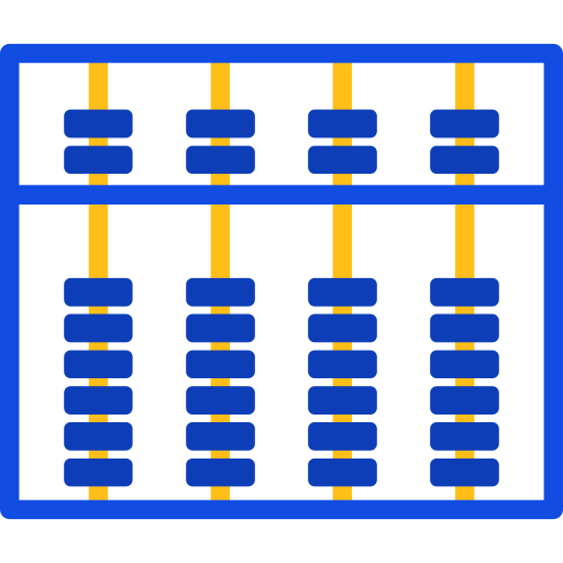 liczydło Generic color fill ikona