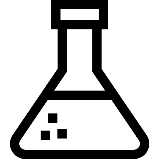 chemia Basic Straight Lineal ikona