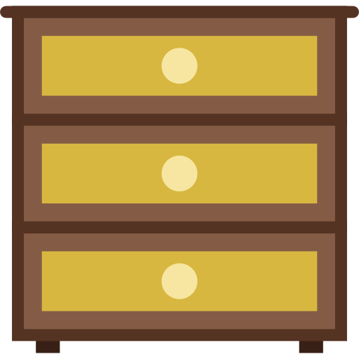 서랍장 Basic Miscellany Flat icon