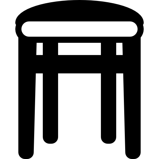 Stool Basic Miscellany Fill icon