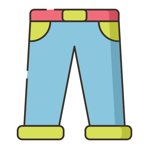 un pantalon Flaticons Lineal Color Icône