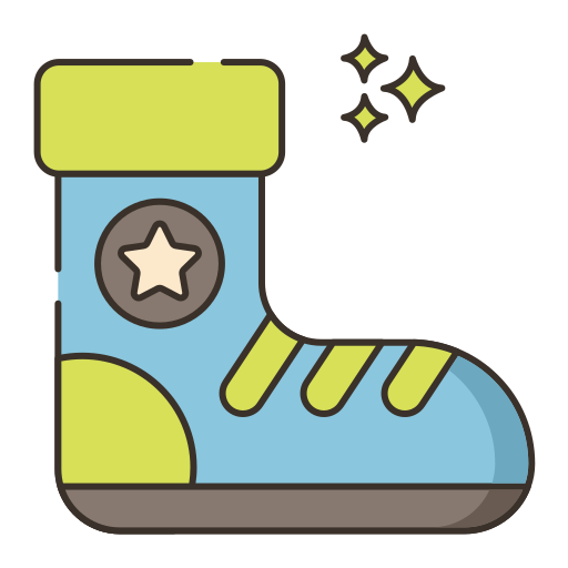 schuhe Flaticons Lineal Color icon