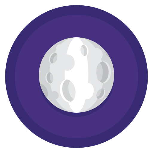 lua Flaticons Flat Circular Ícone