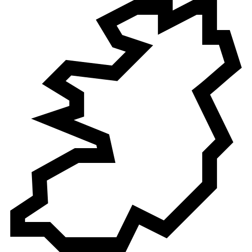 irlanda Basic Straight Lineal icona