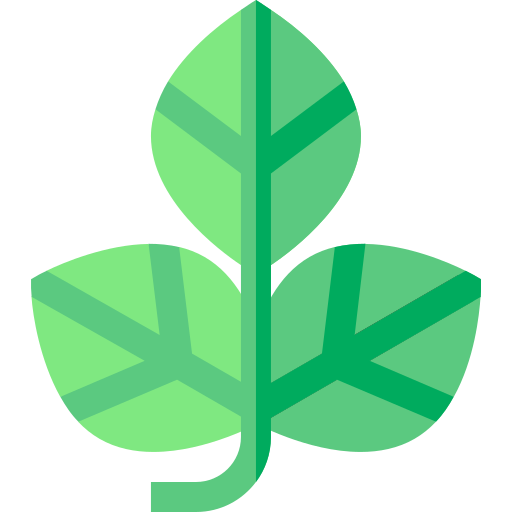 Leaf Basic Straight Flat icon